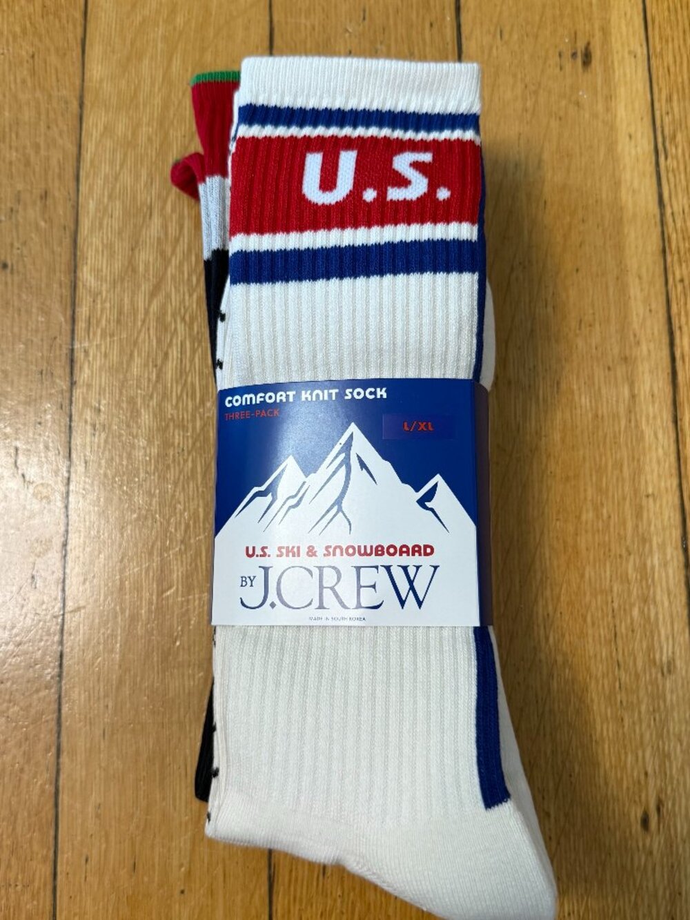 U.S. Ski & Snowboard by J.Crew cotton socks three-pack